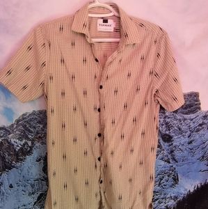Topman Short Sleeve Button Down